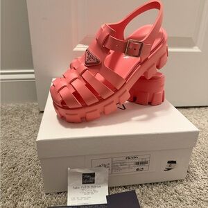 PRADA CALZATURE DONNA BEGONIA SANDALS 39